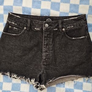 RVCA Women's Black Denim Shorts NWT